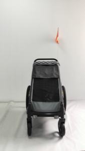 Remorque de vélo en alliage d'aluminium pour enfants avec suspension indépendante, pneus de 20 pouces, charge utile de 35 kg - Product Image 2