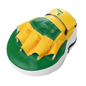 Pads de frappe en cuir durables pour l'entraînement de boxe avec rembourrage léger et absorbant l'humidité et une prise confortable et facile. - Product Image 5