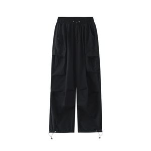 Pantalones Cargo Holgados para Mujer, Cintura Alta, Estilo Casual con Múltiples Bolsillos, Servicio OEM, Pantalones Cargo Personalizados de Corte Holgado para Mujer - Product Image 6