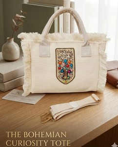 Custom Luxury Handwoven <b>Straw</b> Tote <b>Bag</b> Cowrie Shell Beaded Patch Raffia Beach <b>Bag</b> with Fringe Crossbody Strap Women Handbag - Product Image 3