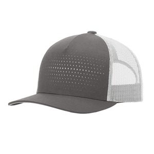 Casquette de baseball unisexe à séchage rapide en gros, en stock, personnalisable, perforée au laser, 5 panneaux, imperméable, toutes saisons - Product Image 5