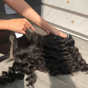 Perruques frontales en cheveux Remy de 28 pouces, qualité lisse, extensions de cheveux humains bruts, les plus vendues de notre usine au Vietnam, au meilleur prix - Product Image 1