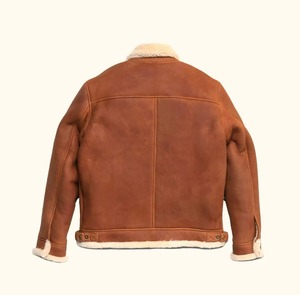 2026 Top Design Men's Leather <b>Jacket</b> 100% High Quality with Lining fur Full Sleeve for Reasonable Price custom design available - Product Image 2