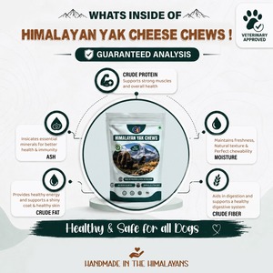 Friandise à mâcher pour chien au fromage de lait de yak de l'Himalaya, Churpi, riche en protéines, sans céréales, naturel, sans OGM, fabriqué en Inde, soin dentaire pour animaux de compagnie - Product Image 3