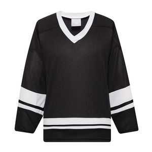 Maillot de hockey sur glace pour hommes, imprimé, col en V, séchage rapide, respirant, polyester, été, logo personnalisé, nom du joueur, nom de l'équipe, devant, 6XL, équipe - Product Image 1