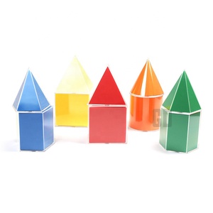 Juego de Sólidos Geométricos 3D Expandibles, Formas Geométricas, Juguete Preescolar - Product Image 1