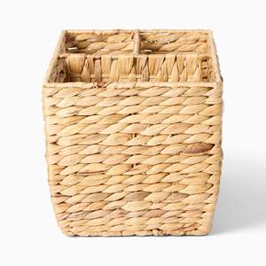 Panier en jacinthe d'eau pour le rangement des jouets d'enfants, tissé à la main, organisateur écologique, vente en gros d'usine, fournisseur OEM - Product Image 3
