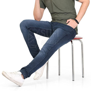 Pantalones Vaqueros Casuales para Hombre con Bolsillos Laterales, Cierre de Botones, 100% Algodón, Transpirables y Ecológicos, Calidad Industrial - Product Image 3