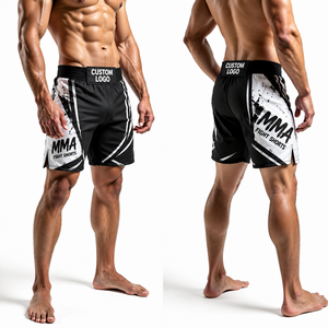 Pantalones Cortos de MMA con Diseño Sublimado Personalizado y Ropa de MMA Perfecta para Jiu Jitsu sin Kimono - Product Image 5