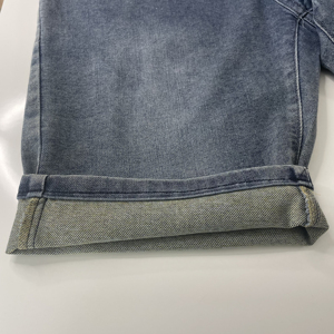 Manufacturer <b>Patch</b> Distressed Embroidery Rhinestone Jeans <b>Shorts</b> <b>Men</b> With Rhinestone Jorts <b>Shorts</b> for Sale - Product Image 4