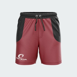Shorts de sport pour hommes sur mesure de qualité supérieure avec poches avant, prix de gros abordable, taille personnalisée, couleur unie, toile - Product Image 2