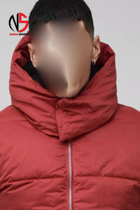 Chaqueta Acolchada Larga para Hombre de la Mejor Calidad con Capucha y Cuello Alto, Cortavientos, Cálida para Invierno, de Tela de Lona Acolchada con Forro de Piel, Modelo 2026 - Product Image 2