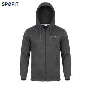 Conjunto Deportivo de Invierno para Hombre, Talla Grande, Transpirable, de Alta Calidad, con Capucha y Forro Polar, Logotipo Personalizado, Diseño Sólido, Venta al Por Mayor de Fábrica - Product Image 3