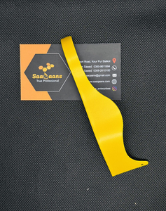 Rasoir de barbier Saaqaans Enterprises Premium en acier inoxydable courbé, lame simple remplaçable pour un rasage rapide et propre de la barbe - Product Image 1