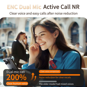 Écouteurs intra-auriculaires sans fil Bluetooth 6.0 à autonomie de 50 heures, avec fonction mains libres et suppression du bruit ENC, <span class=keywords><strong>pour</strong></span> téléphone portable - Vente Flash - Product Image 5