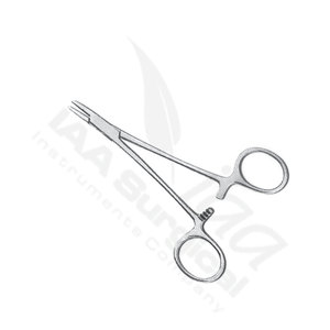 Portaagujas Quirúrgico Manual de Acero Inoxidable con Mango Plateado, Portaagujas Mayo Hegar, Certificado ISO13485, Instrumento Médico para Uso Hospitalario - Product Image 2