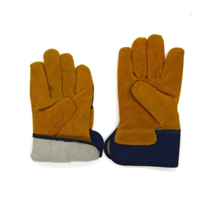 Premium Cowhide Leather <b>Thermal</b> Outdoor Plain <b>Work</b> <b>Gloves</b> Heavy Duty Construction Durable Safety Industrial <b>Gloves</b> - Product Image 4