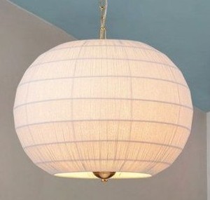 Round Fabric <b>Ceiling</b> Pendant Light Minimalist Style Indoor Home <b>Decor</b> Living Room Fixture Lightweight Design - Product Image 1