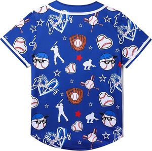 Maillot de baseball tendance moderne - Vêtement de sport en maille style hip-hop - Chemise décontractée respirante à boutons pour homme - Product Image 2