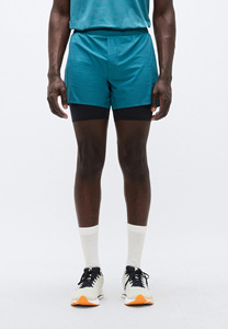 Custom Logo Double Layer Shorts Running Training Shorts with Inner Liner Manufacturer Bulk Supply - Product Image 2