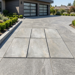 Baldosas de Porcelana para Patio de Alta Resistencia, Antideslizantes, de Piedra de Fresno, para Jardín y Exteriores, 20 mm R11, 600x600 mm - Product Image 3