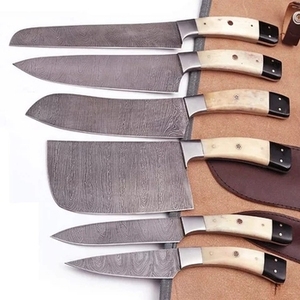 Custom Hand Forged Damascus Steel Chef <b>Knife</b> <b>Set</b> Pakka Wood Handle Daily Use <b>Sharp</b> Blade for Kitchen Vegetable Cutting - Product Image 2