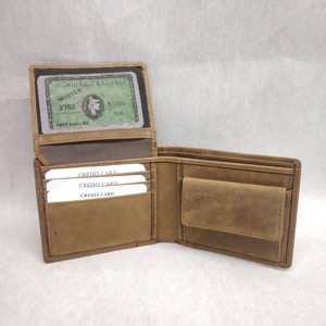 Portefeuilles en cuir véritable avec broderie artisanale unique au fil Zarri, porte-cartes RFID, pochette de luxe, idéal pour un cadeau, avec emblème et design artistique personnalisé - Product Image 3