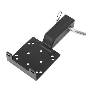 Supporto per verricello con capacità di carico di 3600 libbre/1633 kg, ricevitore da 2 pollici con 2/4 fori per bulloni verricello, supporti per gancio traino verniciati a polvere per rimorchi - Product Image 2