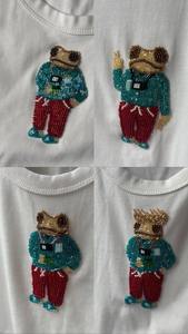 Tops bordados con cuentas de tamaño personalizado con patrones, tops con cuentas para mujer, estilo elegante con bordado de cuentas. - Product Image 3