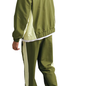 Men Hooded Tracksuit Set Half Zip Pullover Jacket Straight Leg <b>Trousers</b> Relaxed Fit Casual Two Piece Sports Lounge Outfit - Product Image 6