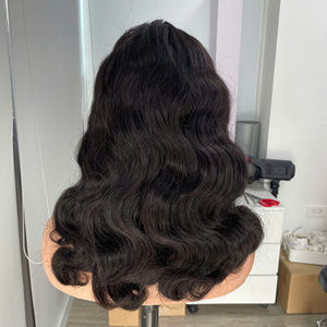 Peluca de Cabello Virgen Vietnamita Transparente con Ondas Naturales de Alta Calidad, Color Natural, para Mujeres, Precio al por Mayor, Producto Capilar de Moda - Product Image 2