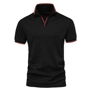 Camiseta de Algodón Premium para Hombre, Tallas Grandes, Bordada, Personalizada, Tejido de Punto, Transpirable, de Secado Rápido, Informal, a la Moda, Nueva Tendencia - Product Image 3