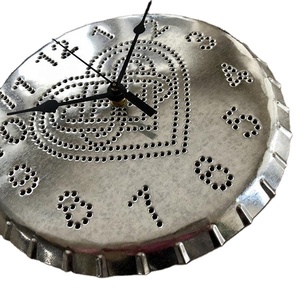 Farmhouse Heart <b>Metal</b> Wall <b>Clock</b> Best Design Body <b>Metal</b> Aluminum Nickle Plated Wall Hanging <b>Clock</b> - Product Image 1
