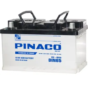 DIN65 (12V - 65Ah) Compatibilidad e intercambiabilidad Elija la batería de carga seca adecuada para sus dispositivos