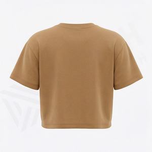 T-shirts courts personnalisables pour femmes – Tendance, amples, à manches courtes, pour l'été, tenue décontractée et confortable pour l'entraînement - Product Image 2