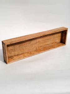 Plateau de service rectangulaire en bois minimaliste artisanal, nouveau design, plateau en bois, plateaux de rangement - Product Image 3