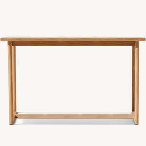 Mesa rectangular de madera de teca resistente, apta para uso en exteriores, con un estilo simple y moderno que es duradero. - Product Image 5