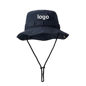 Sombrero de Pescador Ajustable con Logotipo Personalizado de Alta Calidad, Ligero, Transpirable, 100% Algodón, Unisex, para Viajes, Fiestas y Actividades al Aire Libre, con Ala Ancha, 2025 - Product Image 6