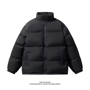 Custom Wholesale Mens Stand Collar Eco-Friendly Puffer Jacket Winter Warm Breathable Fashionable <b>Coat</b> High Quality - Product Image 2