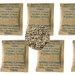 Déshydratant écologique en argile pure Montmorillonite, emballage en papier kraft, prix de gros Vietnam - Product Image 3