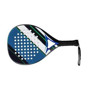 Nouvelle conception de raquette de padel avec impression de motif en relief argenté, design professionnel, personnalisation possible - Product Image 2