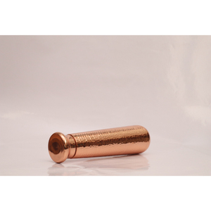 Pure Copper Water Bottle Handcrafted Hammered Finish for Natural Detox Immunity Booster and Luxury Home Office Drinkware - Product Image 2