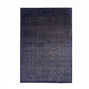 DECORDEC Wool Non-Slip Eco-Friendly Hand Tufted Modern <b>Rug</b> Intricate Geometric Floral Pattern Medium <b>Pile</b> <b>Thick</b> Backing for - Product Image 1