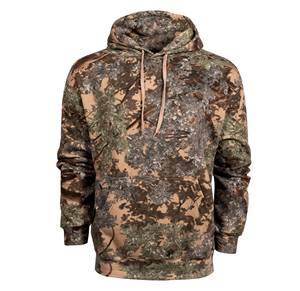 Sweat-shirt à capuche camouflage pour homme, doublé polaire, pull-over, camouflage woodland, vêtements de chasse en plein air, vente en gros B2B - Product Image 1