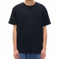 T-shirt personnalisé pour homme en coton pur 150g, coupe oversize et carrée, tricoté, vierge, de haute qualité, 100% coton, col rond, pour le gaming