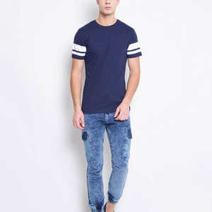 T-shirt décontracté pour homme de haute qualité, couleur personnalisée, léger, respirant, séchage rapide, vente en gros, élégant - Product Image 5