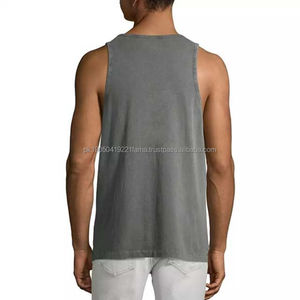 Camiseta sin Mangas de Punto Transpirable Informal para Hombre, para Gimnasio, Fitness, Culturismo, Entrenamiento, Cuello Redondo, Sin Mangas, Verano, Fresca, Secado Rápido - Product Image 2