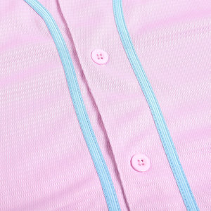 <b>Men</b> <b>Mesh</b> Baseball Jersey Custom Team Sportswear Breathable Fabric Wholesale Supplier - Product Image 5