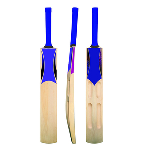 Bate de Críquet de Madera Azul JNA Group, Ecológico, Empuñadura Ambidiestra, Cara Ranurada, Ligero, 40 mm de Grosor, para Profesionales - Product Image 6