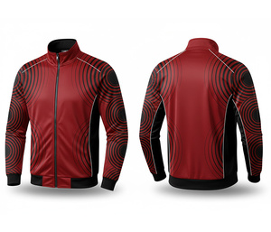 Custom Teamwear Zip <b>Jacket</b> Full Sublimation Printing <b>Warm</b> Breathable Quick Dry | Sizes <b>Men</b> Women Youth | Training <b>Jacket</b> - Product Image 1